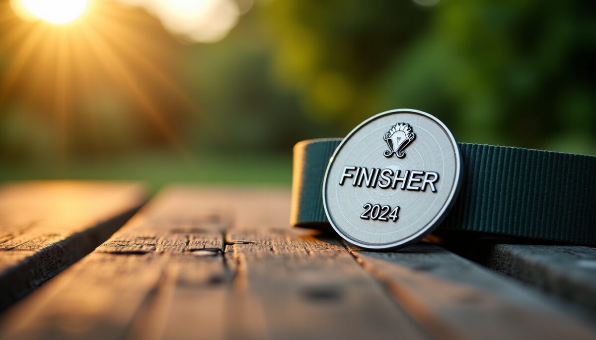 Médaille personnalisée pour finishers : le souvenir qui raconte votre course, sans effort superflu