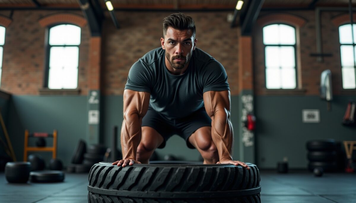 Pneu crossfit : exercices efficaces, choix du pneu et précautions pour progresser sans se blesser