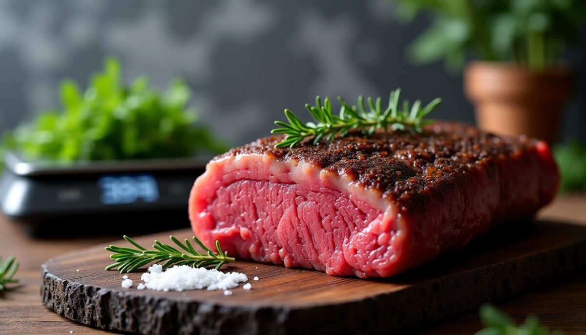 Protéines dans un steak haché : combien vraiment, et comment le poids change à la cuisson